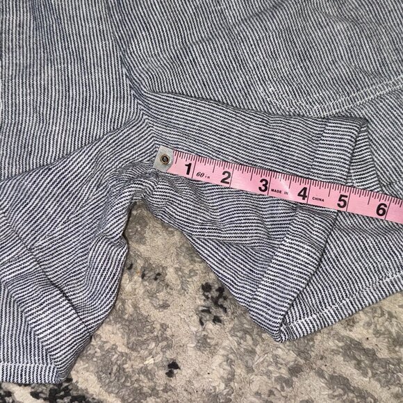 Costco Shorts Briggs Women Medium Black Orange Stripes - Picture 13 of 13